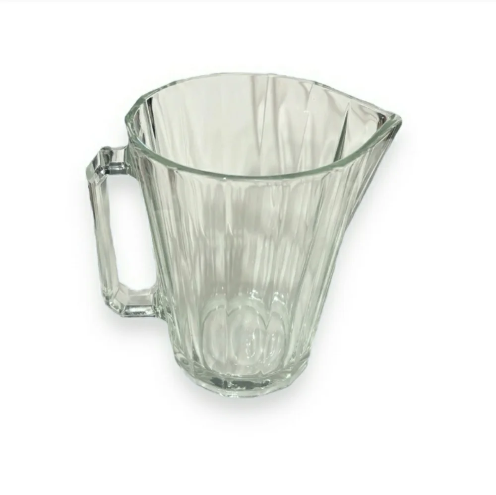 BORMIOLI Rocco Clear Pressed Glass Pitcher VINTAGE